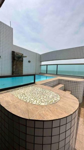 Cobertura Duplex Piscina e Churrasqueira frente para o Mar